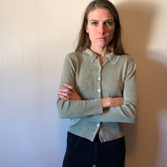 Vintage Sweaters - VINTAGE Harve Benard Silk Sweater